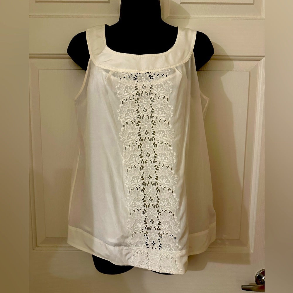 Banana Republic Ivory tank Top S